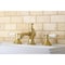 Kingston Brass KC7062BPL 8" Widespread Bathroom Faucet, Polished Brass KC7062BPL - alternate 2